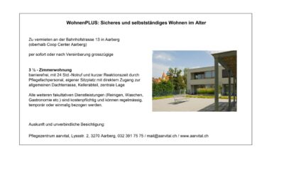 WohnenPLUS: Sicheres und selbstständiges Wohnen im Alter