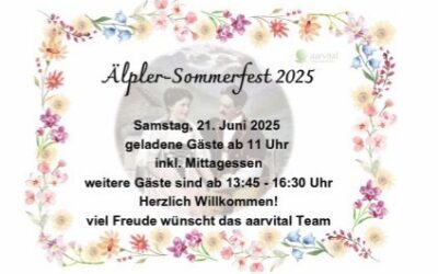 Bald ist unser Sommerfest!